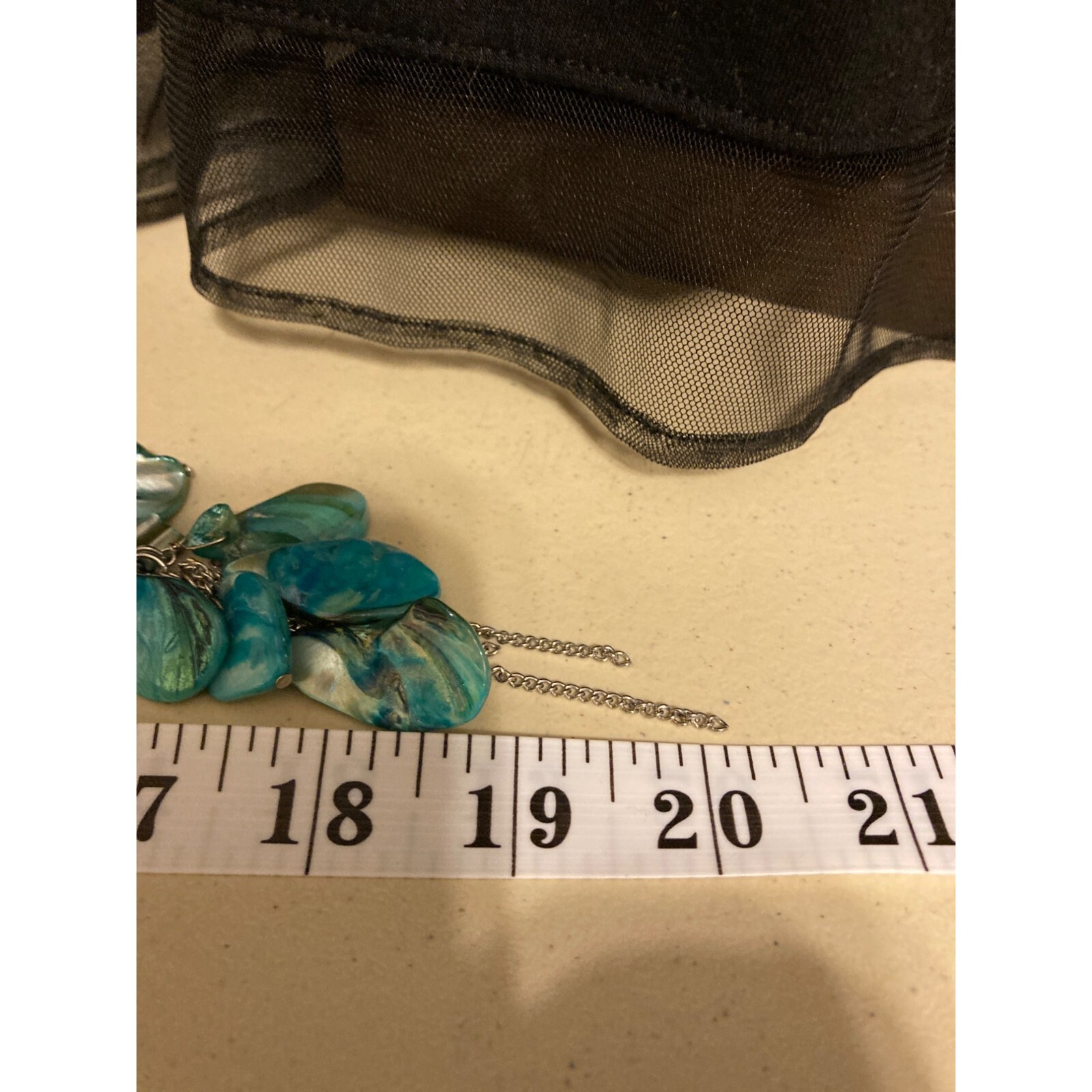 Adjustable, Double Stranded Necklace Turquoise be… - image 6