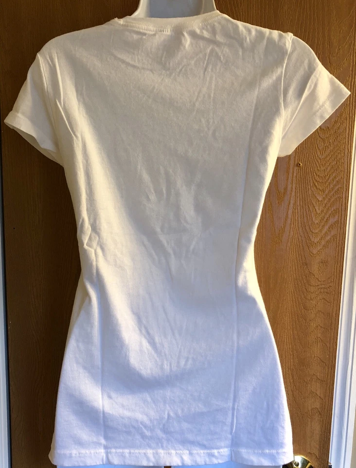 CAMISETA DE FUTBOL TEXAS LONGHORNS MUJER M MANGA CORTA CUELLO REDONDO ESTAMPADO BLANCO TALLA M Foto 2 de 2