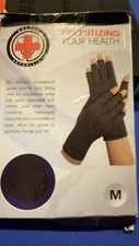 Dr. Arthritis; Doctor Developed Compression Arthritis Gloves. Size M. Black 