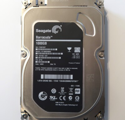 ST1000DM003 PN:1CH162-047 FW:AP18 TK Thailand (Z1D9) 1TB 3.5'' Sata HDD JAN/2014