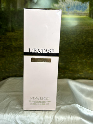 NINA RICCI L'EXTASE 200ML VOLUPTUOUS SHOWER GEL (NEW WITH BOX & SEALED)