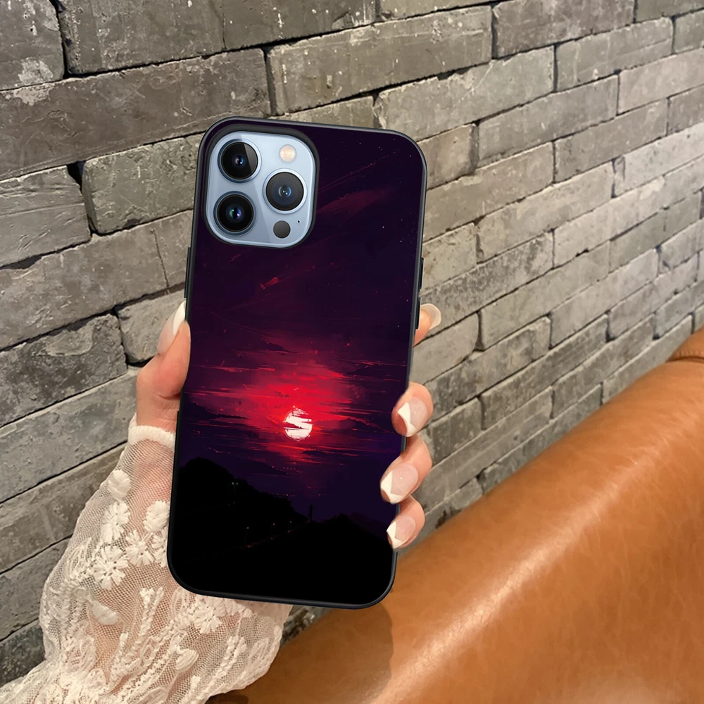 Phone Case Space Soft Silicone Cover For iPhone 11 12 Pro 13 14 Plus 15 Pro Max