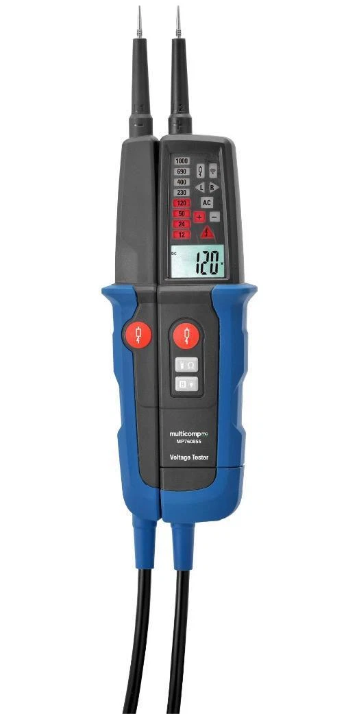 Voltage Tester 12 1000V AC DC IP64 MP760855