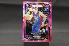 2023-24	NBA	PANINI	PRIZM	AZUOLAS TUBELIS RC	PINK CRACKED ICE	#	283