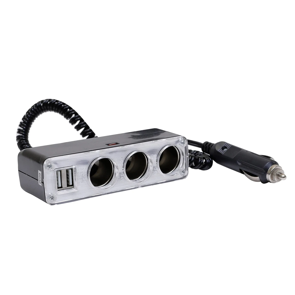 Streetwize 12v triple power twin usb car adaptor online