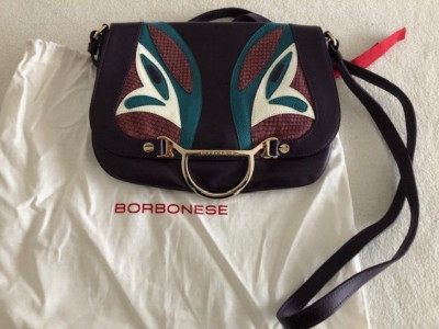 Bourbonese original leather clutch bag new/original bag