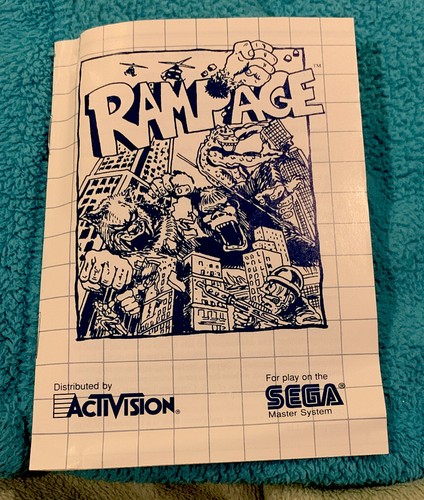 Rampage(Sega Master System) Complete,tested And In Very Good Condition! - Picture 5 of 5