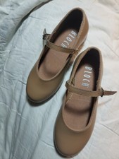 Bloch Techno Tap Shoes Youth Size 10.5 Medium Beige Techno Taps