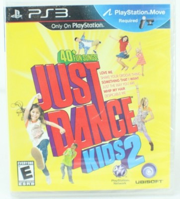 Just Dance Kids 2 40 Fun Songs PS3 PlayStation Move Required
