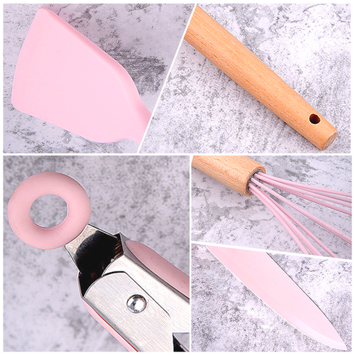 20 Pcs Silicone Cooking Utensil Kitchen Set Heat Resistant Nonstick Spatula Tool - Picture 11 of 14