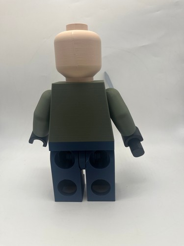 Minifigure Jason Venerdì 13 in scala grande 8,5" - 9,5" stampata in 3D - Foto 4 di 6