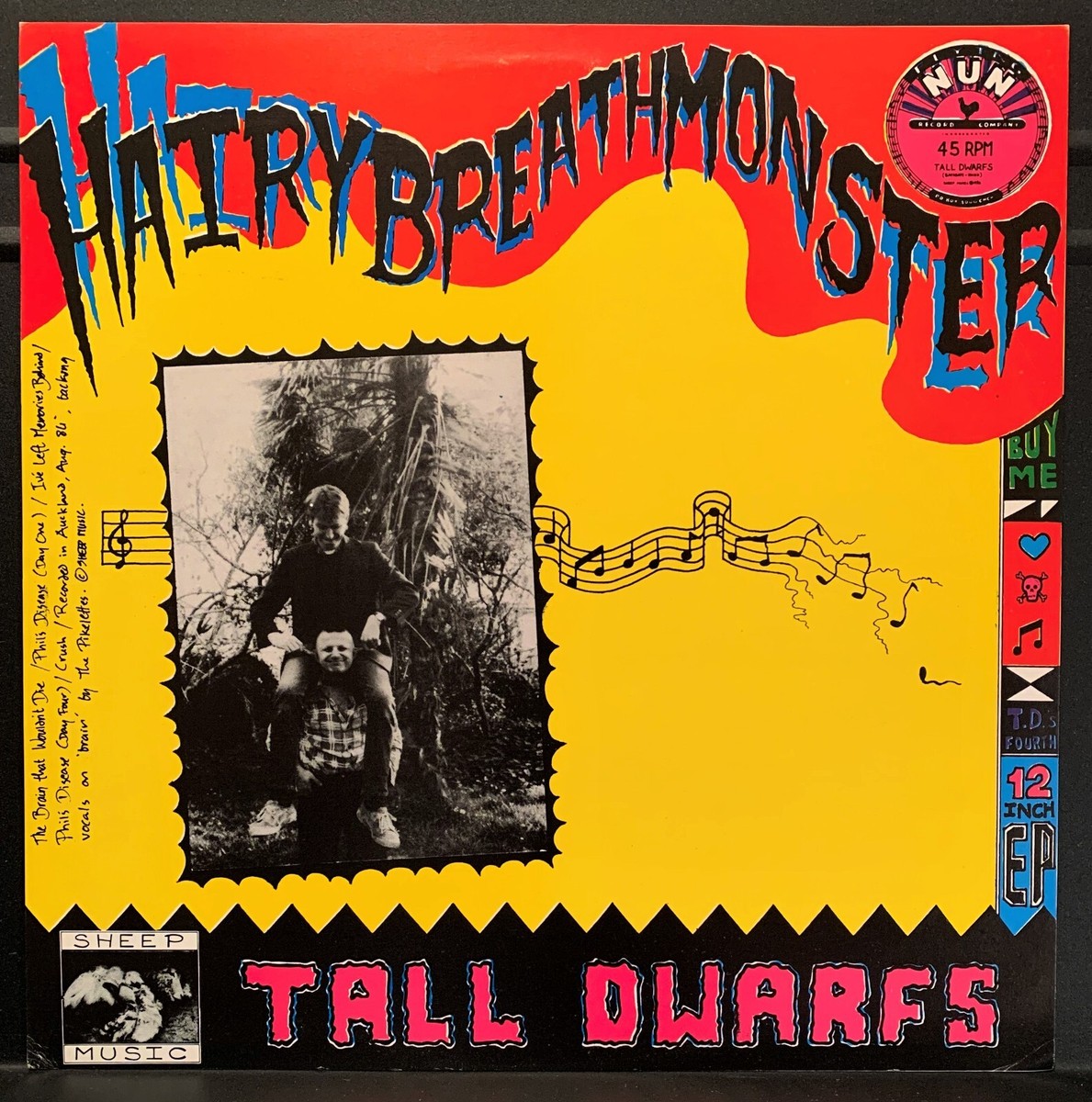 EP Tall Dwarfs Slugbucket NZ 1984 12 EP Tall Dwarfs Slugbucket NZ 1984 12