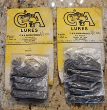 CA Lures - Jigs - Lot of 10 - 1/2 & 3/8 oz - Fishing Tackle - Jig Lot