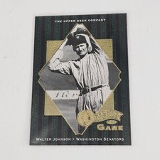 2001 Upper Deck Origins Of The Game #55 Walter Johnson - Washington Senators