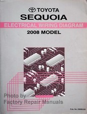 2008 Toyota Sequoia Electrical Wiring Diagrams Manual Original Schematics