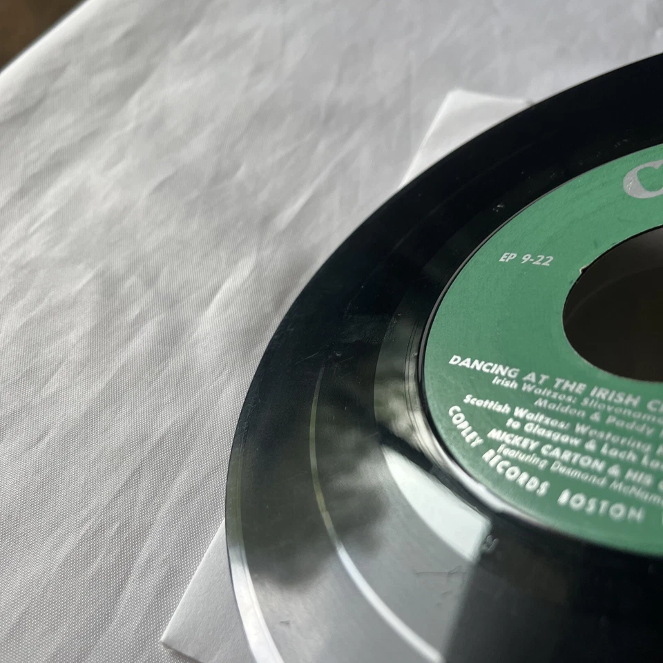 Mickey Carton  – Dancing At The Irish Crossroads COPLEY EP 7-22 45rpm 7" CELTIC Foto 4 de 4
