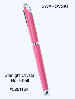 Swarovski Crystal STARLIGHT ROLLERBALL PEN Barbie Fuchsia