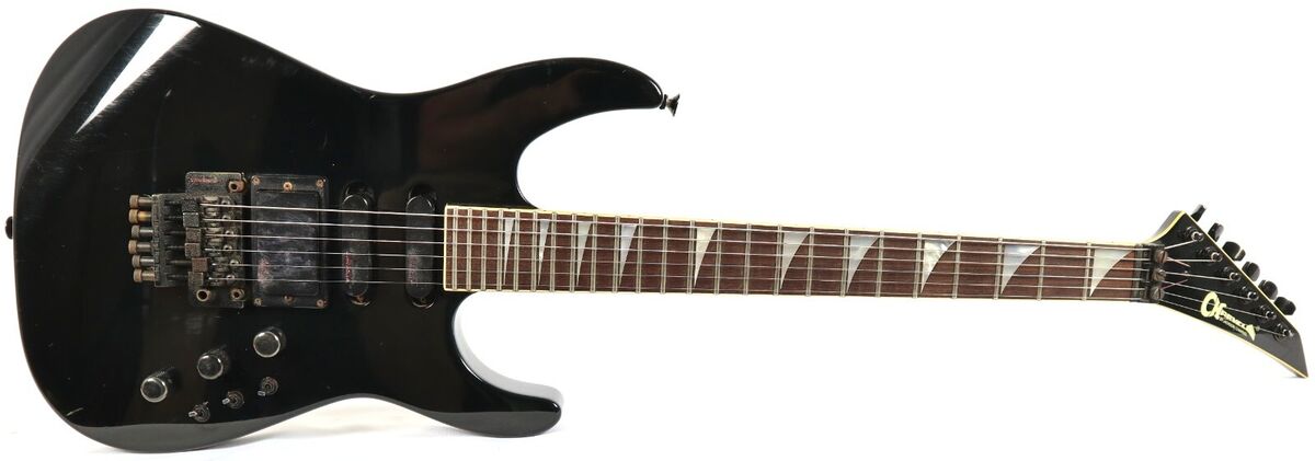1986 Charvel Model 6 Black Electric Guitar w/ Gig Bag HSS 1986 Charvel Model 6 Black Electric Guitar w/ Gig Bag HSS
