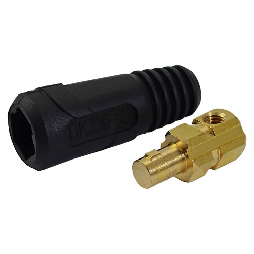 TIG Welding Cable Panel Connector-Plug DKJ35-50 Dinse Quick Fitting 2pk - Picture 6 of 11
