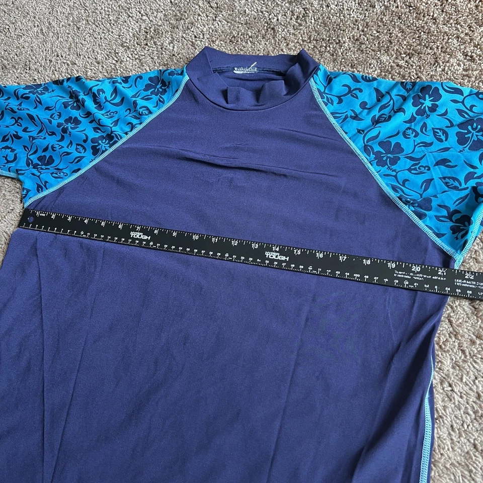 Camiseta de surf de compresión Y2K Skins vintage para hombre ~ talla XL azul Foto 3 de 4