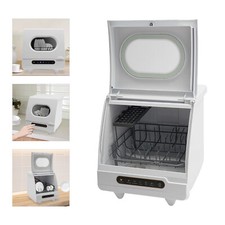 Portable Countertop Dishwasher 5 Washing Programs with Water Tank Leak-Proof Dry