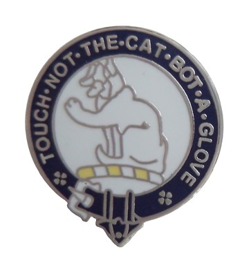 Macpherson Clan Schottland schottische Namensnadel Abzeichen - Touch Me Not T...