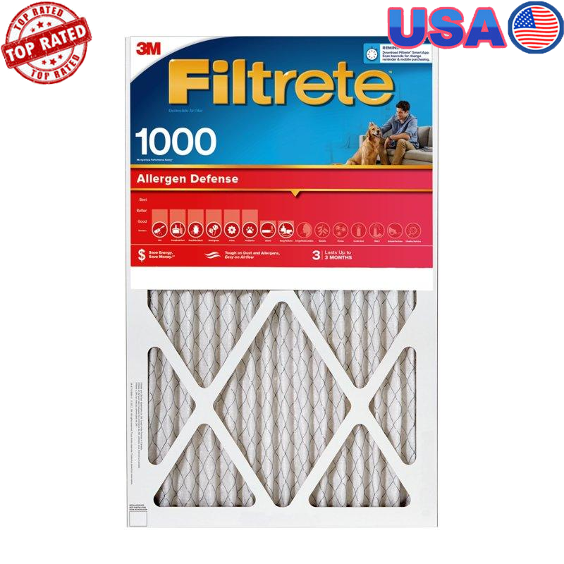 MERV 11 Air Filter 3-in-1 Technology Multipurpose Capture Unwanted Particles New