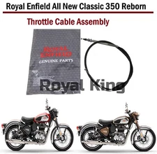 Royal Enfield "New Classic 350" Reborn "Throttle Cable Assembly"