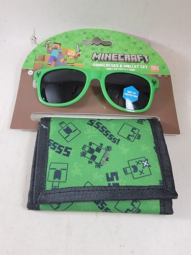 Minecraft Kids Sunglasses & Wallet Set.. New - Picture 6 of 11