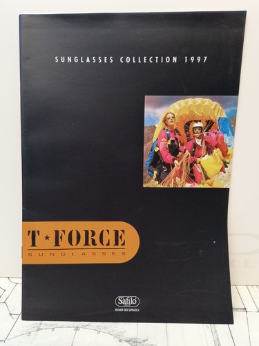 1997 T-Force Sunglass Catalog Safilo Group - Picture 1 of 4