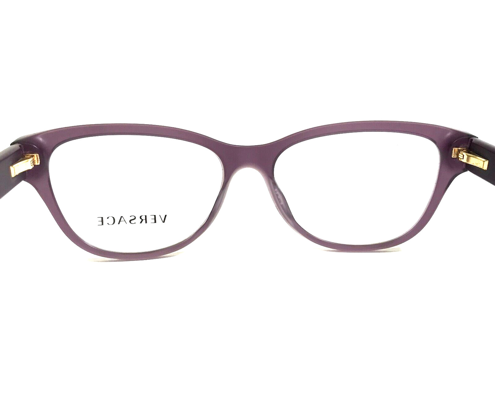 Versace Eyeglasses Frames MOD.3204 5029 Clear Purple Cat Eye Full Rim 53-15-140 thumbnail 8