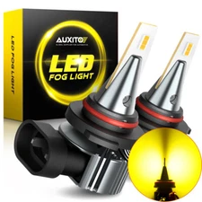 Auxito 9145 9140 H10 LED Fog Light Bulbs 100W 4000LM 3000K Yellow Conversion Kit