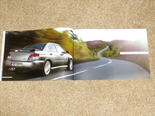 2007 SUBARU IMPREZA 2nd GEN UK Sales Brochure - 2.5 WRX, 2.0 RX, 1.5 R - MINT! - Picture 7 of 12