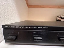 Niles HDL-6 High Definition Speaker Selection System Control Box 7 Connectors
