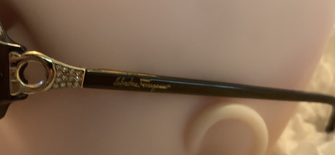 Salvatore Ferragamo Eyeglass Frames Yellow/gold Frames Only  display picture 1