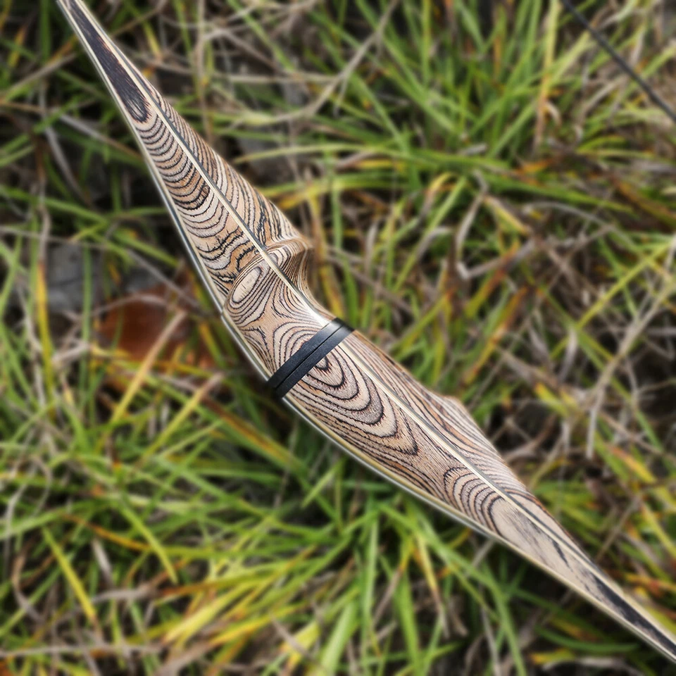 60" 62" 64" Takedown Longbow 20-50lbs Wood Traditional Bow Archery Hunting RH LH - Image 3 of 4