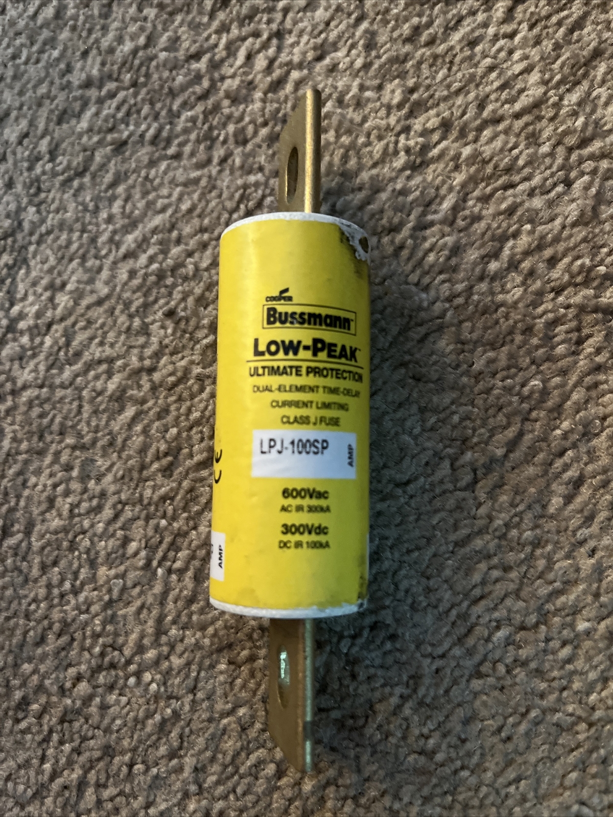 Cooper Bussman LPJ100SP Low Peak Fuse 100 amp/ 600 Volt time delay