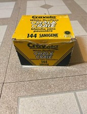 NEW Crayola White Dustless Chalk 144 Piece Binney-Smith Hallmark Vintage