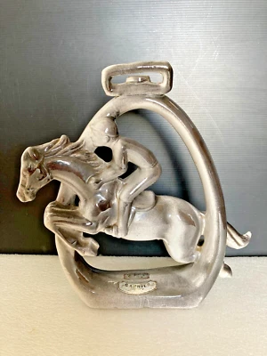Bouteille Liqueur Garnier Enghien Paris Jockey Cheval vintage italie collection - Photo 1/4