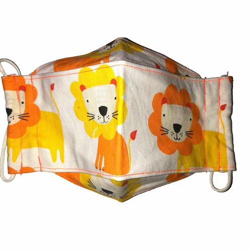 Face Mask Reusable Washable Toddler to Adult 3D 100% Cotton Unisex Made-in-USA - Picture 17 of 27