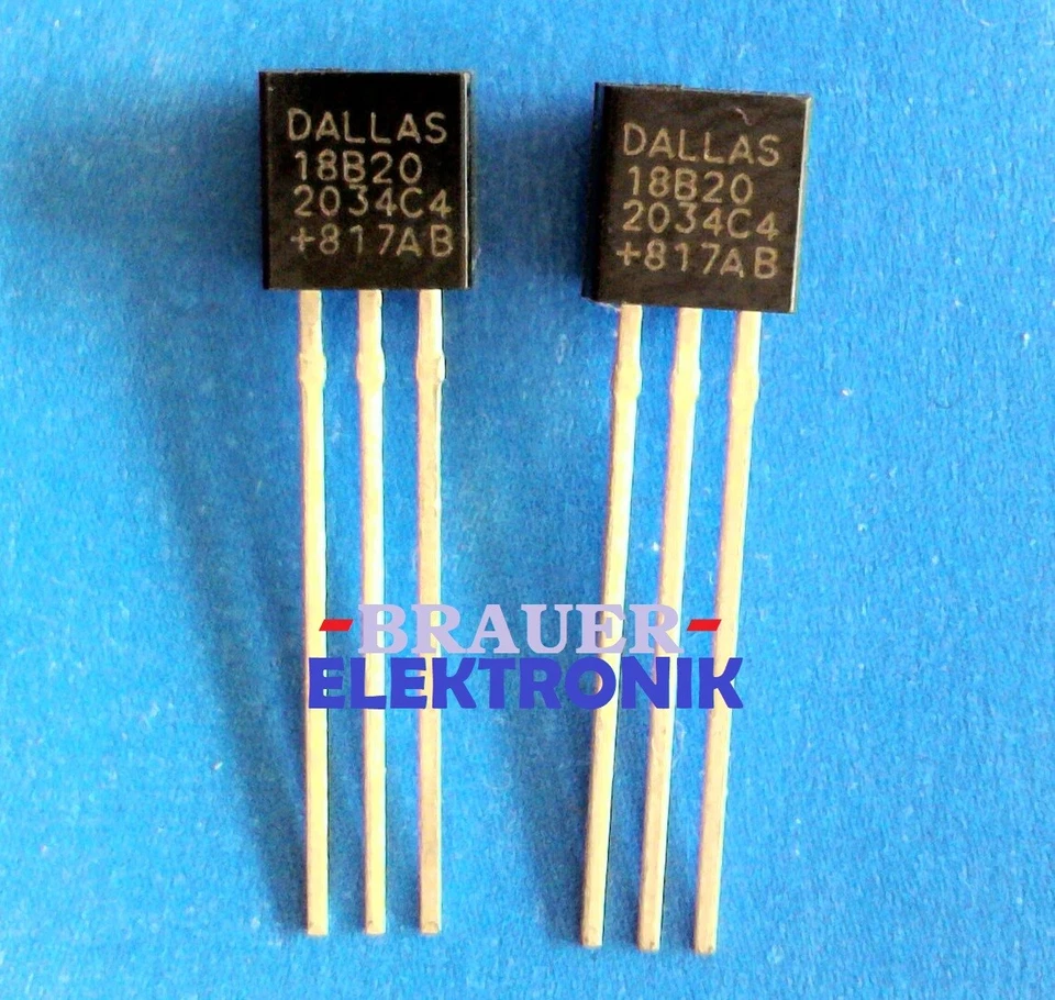  DS18B20 Digitaler Temperaturfühler Temperatursensor für Arduino mit Metall Rohr - Bild 2 von 4