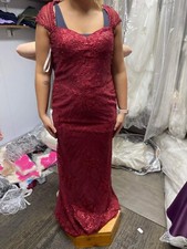 Wine Mon Cheri Mother of the Bride Dress