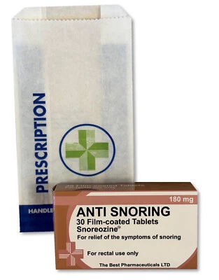BOL LTD Anti Snoring Novelty Joke Pill Tablet Box - Fun Rude Xmas/Birthday Gift - Funny