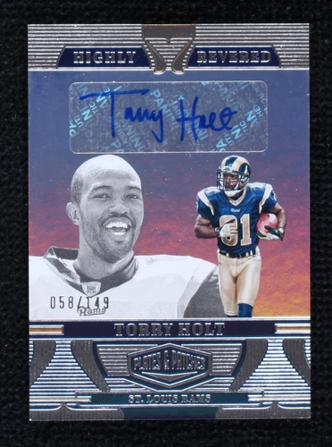 2023 Panini Plates & Patches Torry Holt #HR-TH