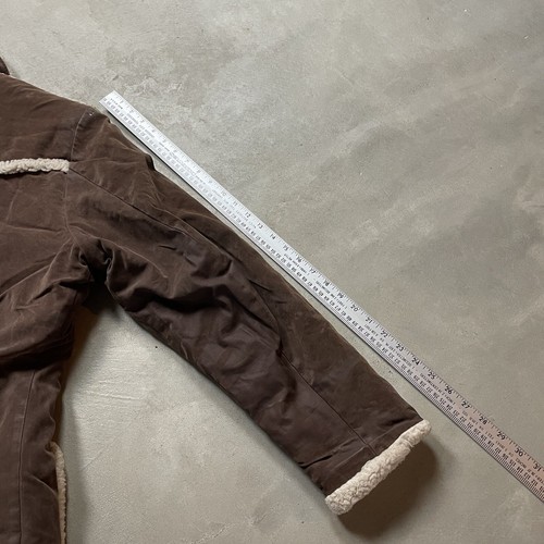 Vintage 60s Pacific Trail Marlboro Jacket Suede Shearling Rancher Sherpa 42 - Picture 8 of 9