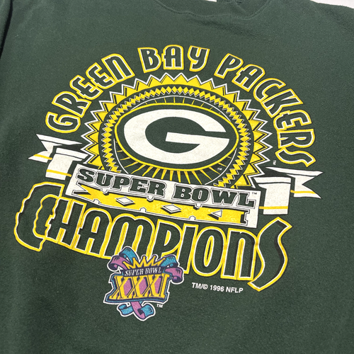 Vintage Green Bay Packers Super Bowl XXXI Champions Large NFL USA - Picture 2 of 5