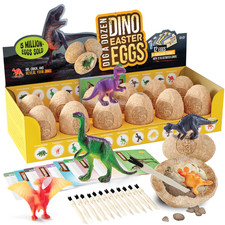 Dinosaur Hatching Eggs 12 Pack Grow Surprise Dino Toys Kids Toy Birthday Gift