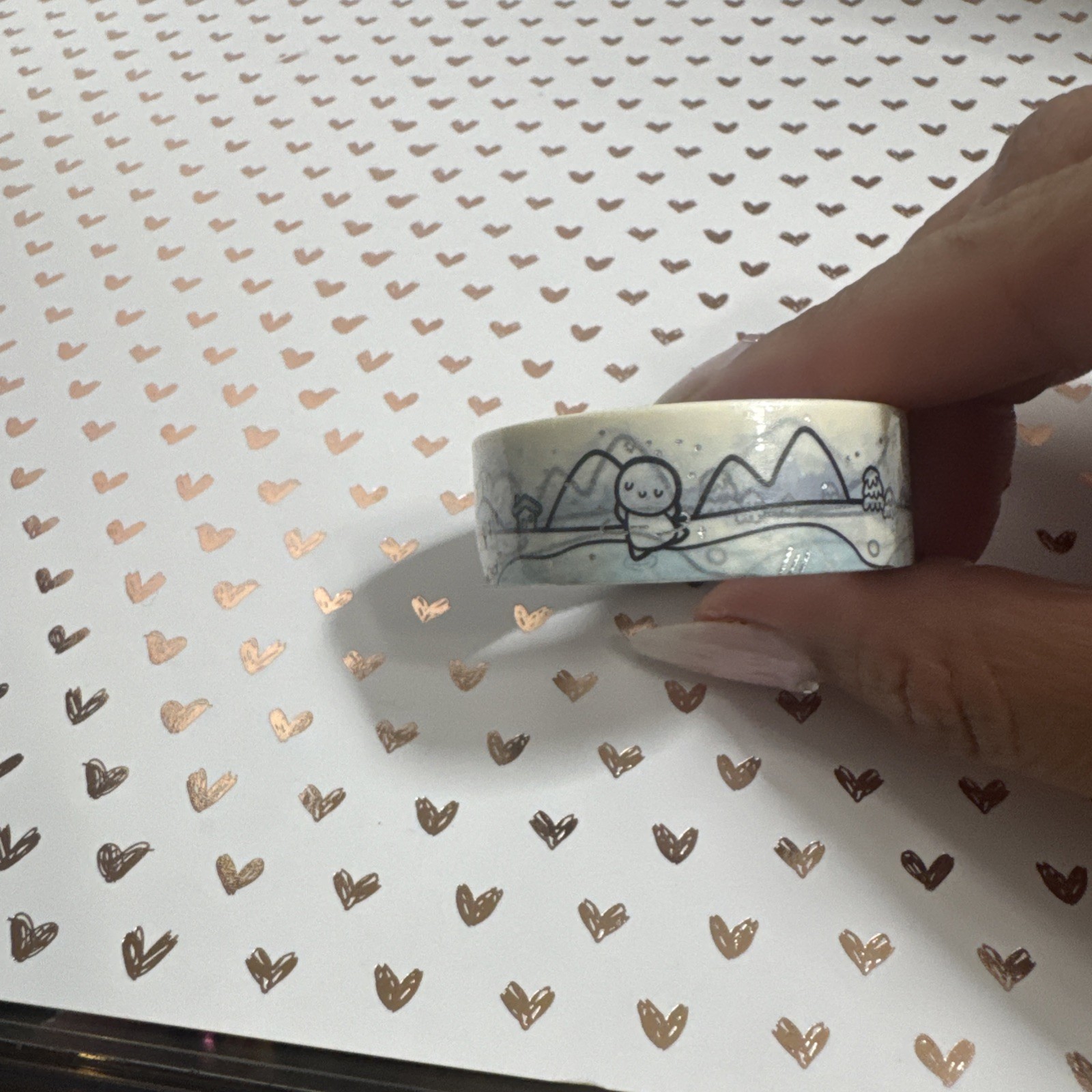 NEW The Coffee Monsterz Co TCMC Winter Ice Town Washi Tape