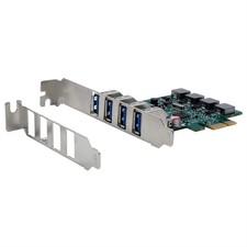 Exsys EX-11194 PCIe USB 3.2 Gen 1 3.1 Gen 1 Male Female 4-Port USB