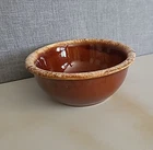 Vintage Hull Pottery Brown Drip Small Bowl Oven Proof USA 5"